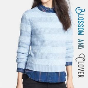 Blossom & Clover • Blue Fluffy Sweater